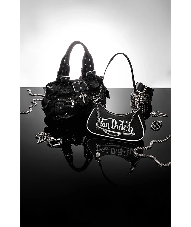 Insomnia Visuals Cross Black Handbag