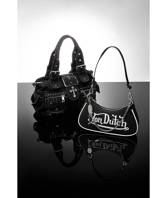 Insomnia Visuals Cross Black Handbag