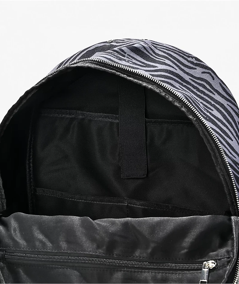 Insomnia Visuals Denim Tiger Grey Backpack