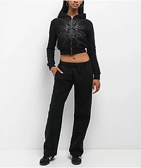 Insomnia Visuals Double Cross Black Sweatpants