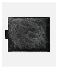 Insomnia Visuals Double Skull Black Wallet