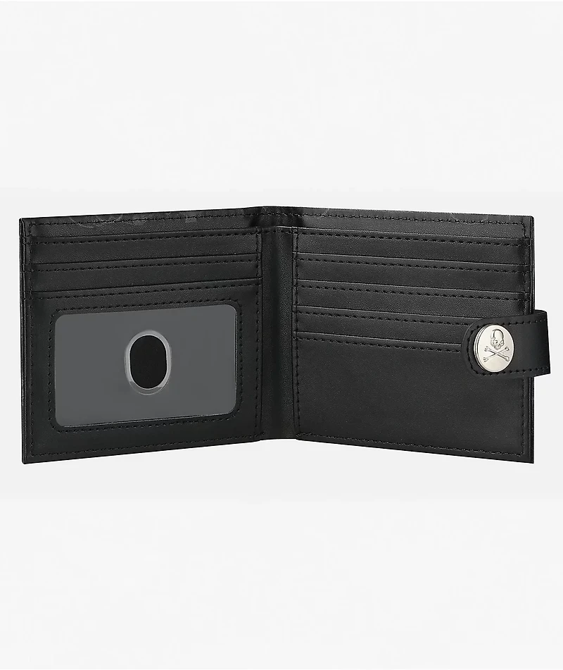 Insomnia Visuals Double Skull Black Wallet