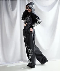 Insomnia Visuals Eternal Black Wash Sweatpants