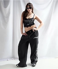 Insomnia Visuals Eternal Black Wash Sweatpants