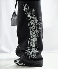 Insomnia Visuals Eternal Black Wash Sweatpants