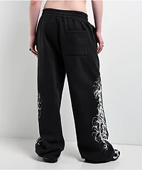 Insomnia Visuals Eternal Black Wash Sweatpants