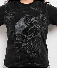 Insomnia Visuals Fate Black Wash T-Shirt