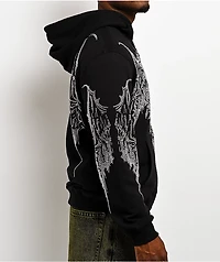 Insomnia Visuals Gargoyle Black Zip Hoodie