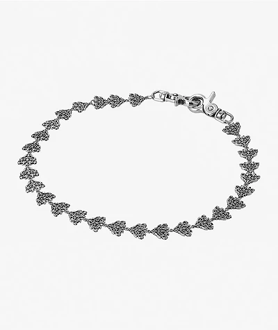 Insomnia Visuals Heart Motif Silver Pocket Chain
