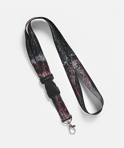 Insomnia Visuals Lethal Black Lanyard