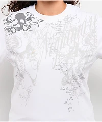 Insomnia Visuals Nightmare White Long Sleeve T-Shirt