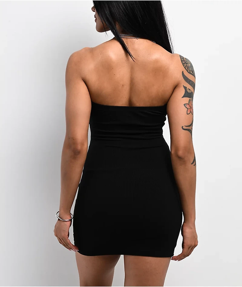 Insomnia Visuals Razor Black Tube Dress