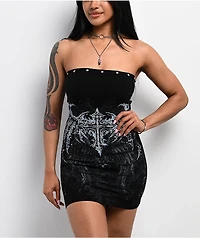 Insomnia Visuals Razor Black Tube Dress