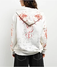 Insomnia Visuals Rebirth Natural Zip Hoodie