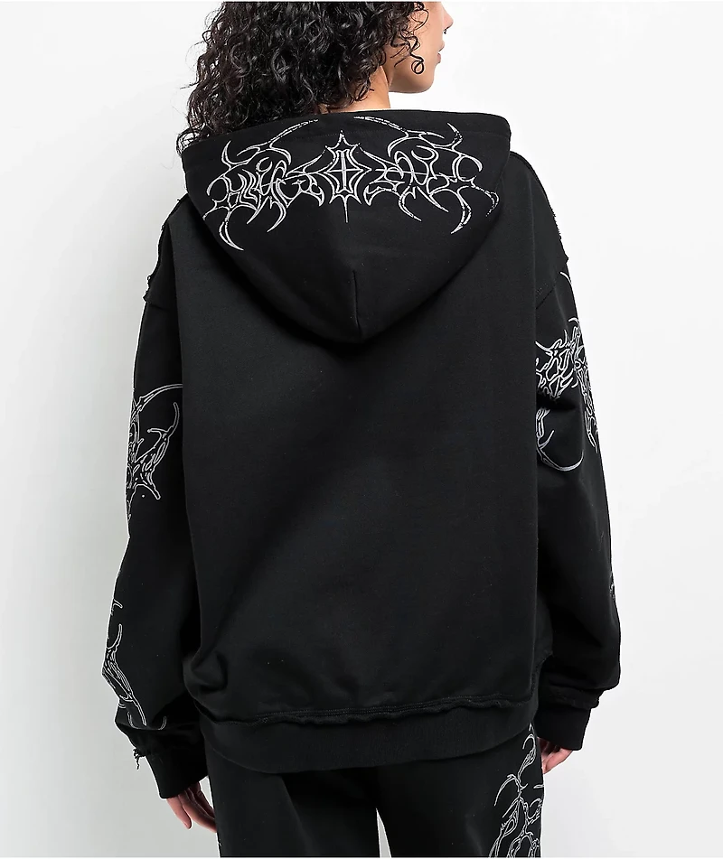 Insomnia Visuals Sigil Black Zip Hoodie