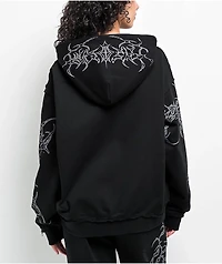 Insomnia Visuals Sigil Black Zip Hoodie