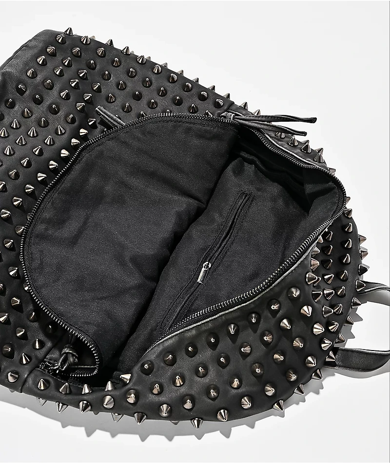 Insomnia Visuals Spiked Black Backpack
