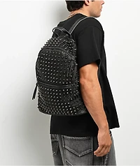 Insomnia Visuals Spiked Black Backpack