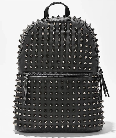 Insomnia Visuals Spiked Black Backpack