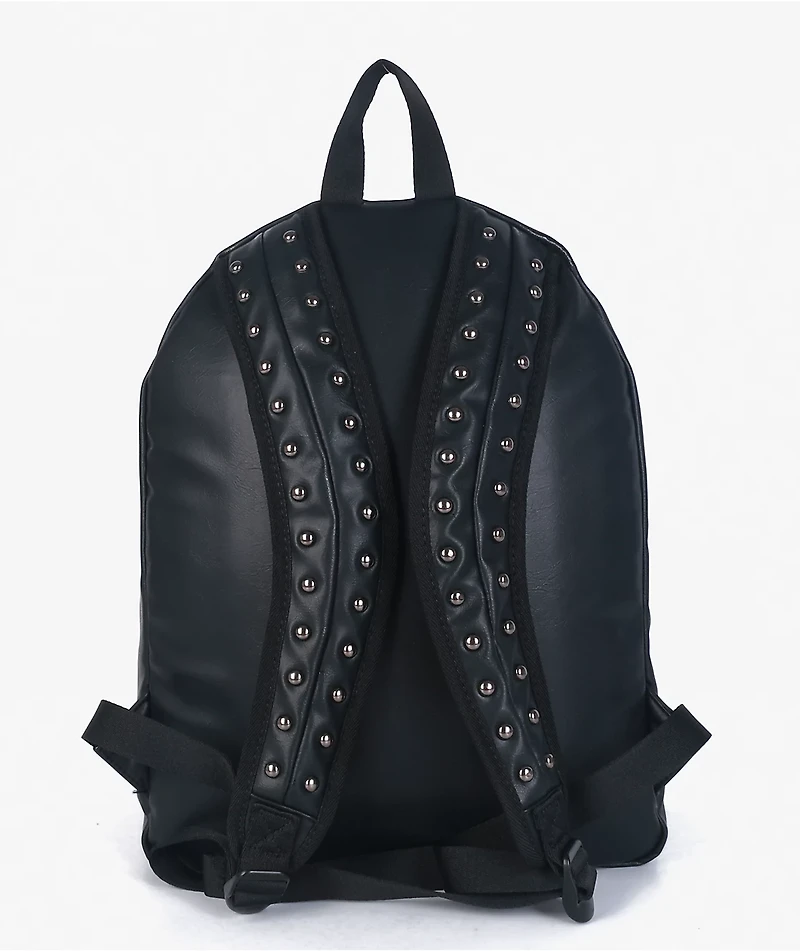 Insomnia Visuals Studded Cross Black Backpack