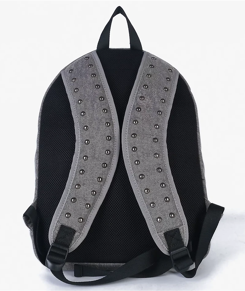 Insomnia Visuals Studded Flag Grey Backpack