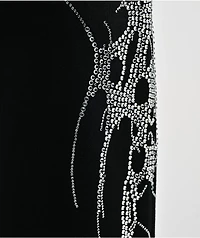 Insomnia Visuals Thorns Rhinestone Black Sweatpants