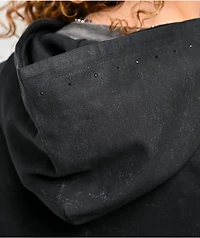 Insomnia Visuals Tonal Black Zip Hoodie