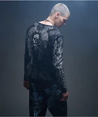 Insomnia Visuals Union Black Thermal Long Sleeve T-Shirt