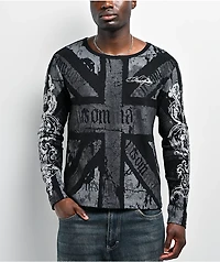 Insomnia Visuals Union Black Thermal Long Sleeve T-Shirt
