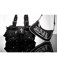Insomnia visuals Cross Black Handbag