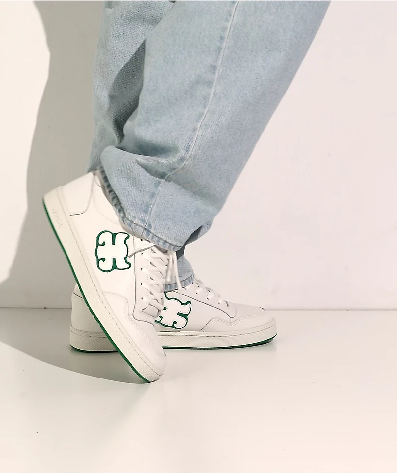 Ipath 1985 White & Green Skate Shoes