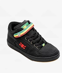 Ipath Grasshopper Black & Rasta Skate Shoes