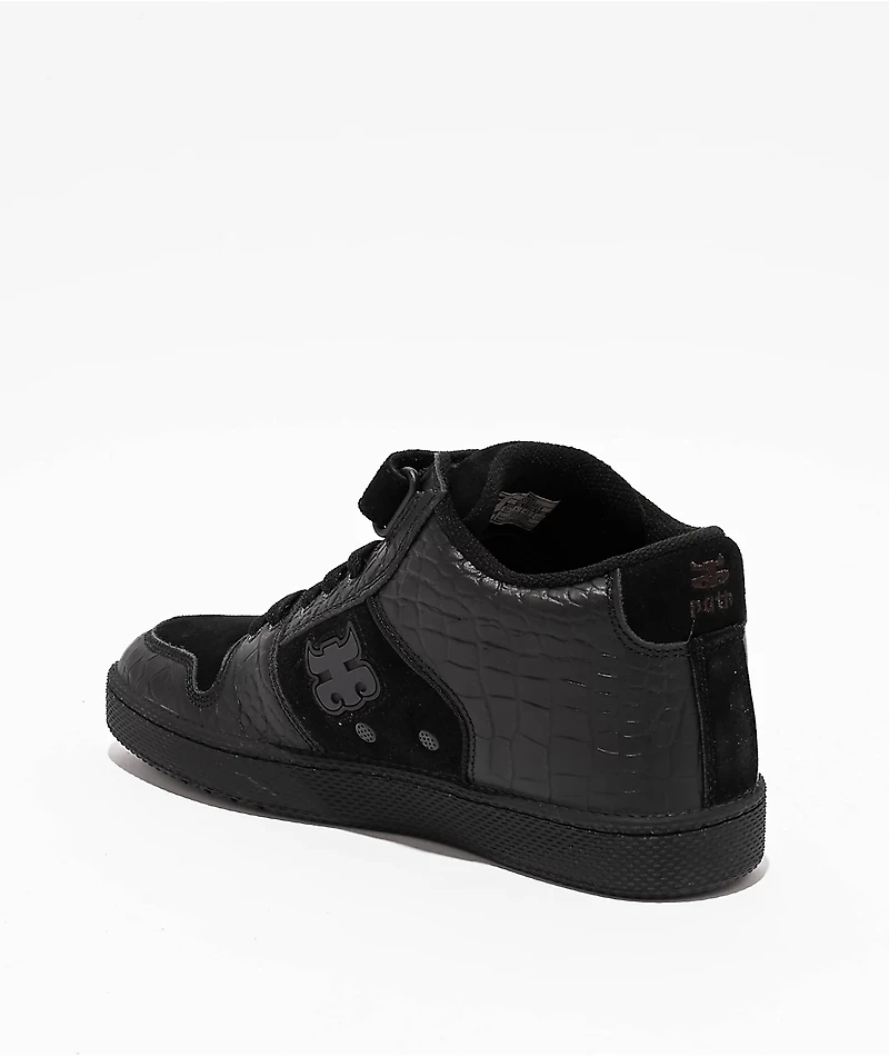 Ipath Grasshopper Black Croc Skate Shoes