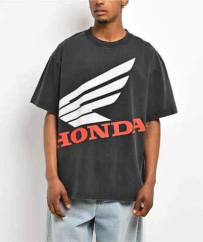 JT Racing x Honda 2nd Place Vintage Black T-Shirt