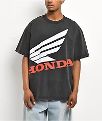 JT Racing x Honda 2nd Place Vintage Black T-Shirt