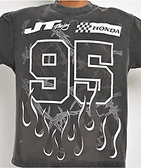 JT Racing x Honda Ignite Vintage Black T-Shirt