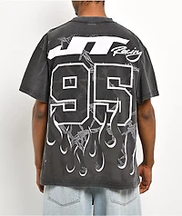 JT Racing x Honda Ignite Vintage Black T-Shirt