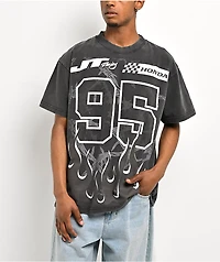 JT Racing x Honda Ignite Vintage Black T-Shirt