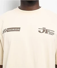 JT Racing x Honda Kyle Cream T-Shirt