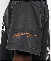JT Racing x Honda Pump Black Washed T-Shirt