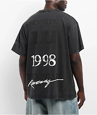 JT Racing x Honda Pump Black Washed T-Shirt