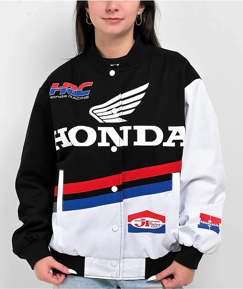 JT Racing x Honda Speed Black Jacket