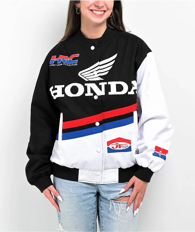 JT Racing x Honda Speed Black Jacket