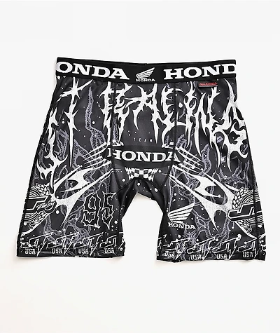 JT Racing x Honda Splatter Black Boxer Briefs