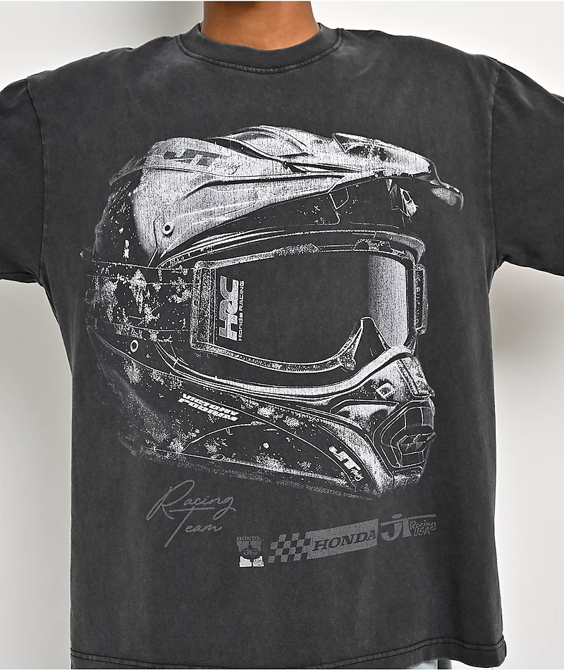 JT Racing x Honda Vintage Black T-Shirt