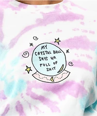 JV by Jac Vanek Crystal Ball Tie Dye Crewneck Sweatshirt