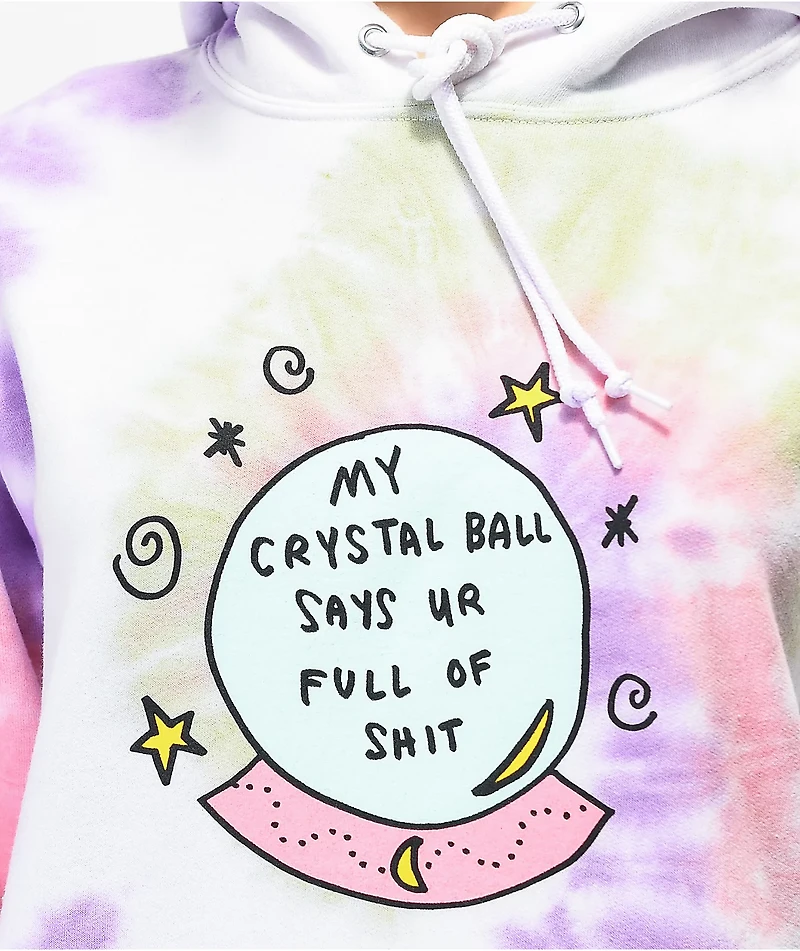 JV by Jac Vanek Crystal Ball Tie Dye Hoodie