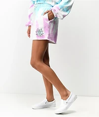 JV by Jac Vanek Crystal Ball Tie Dye Sweat Shorts