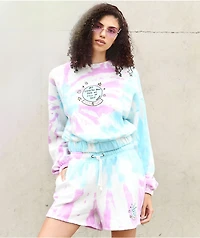 JV by Jac Vanek Crystal Ball Tie Dye Sweat Shorts