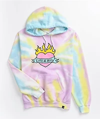 JV by Jac Vanek Cute As Hell Tie Dye Hoodie